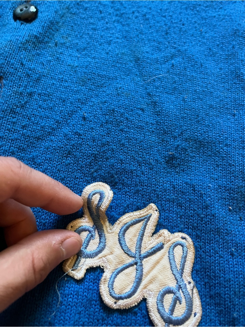 VTG 70’s St. James Episcopal School Cardigan Sweater - Picture 5 of 8